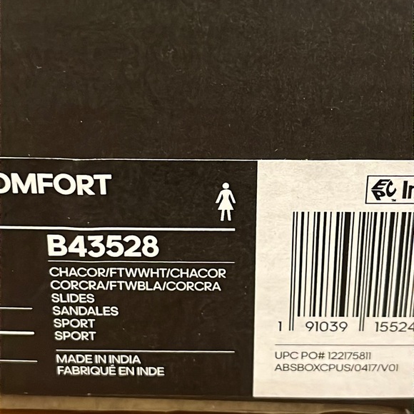 Adidas Adilette Comfort Slides Sandals Shoes Coral B43528 Women’s Size 8 - Picture 13 of 14